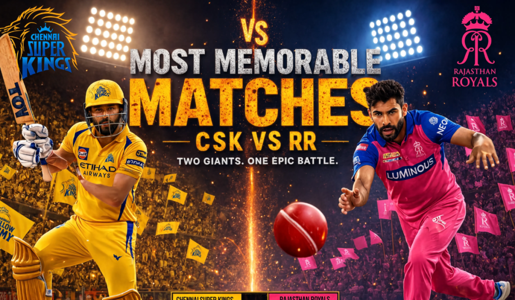 Chennai Super Kings vs Rajasthan Royals Stats