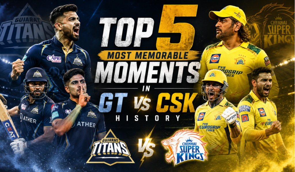 Gujarat Titans vs Chennai Super Kings Timeline