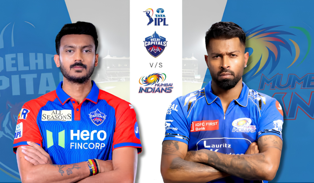 Mumbai Indians vs Delhi Capitals Standings