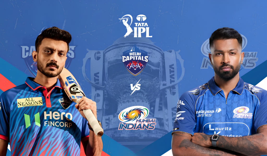 Mumbai Indians vs Delhi Capitals Standings