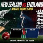 New Zealand National Cricket Team vs England Cricket Team Match Scorecard
