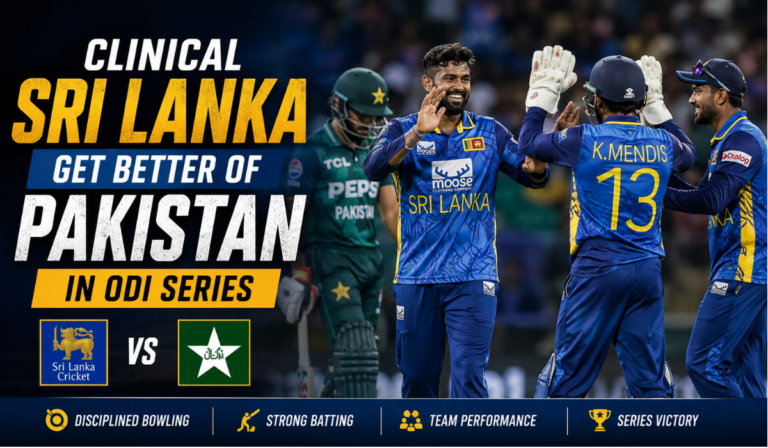 Clinical Sri Lanka get better of Pakistan in ODI series
