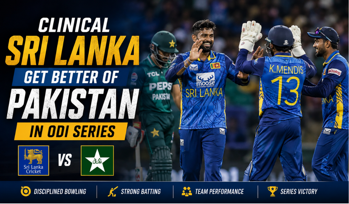 Clinical Sri Lanka get better of Pakistan in ODI series