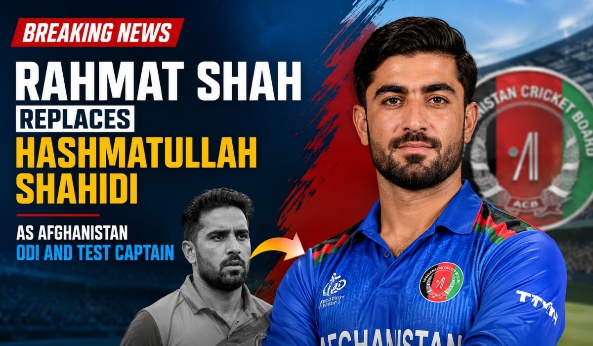 Rahmat Shah replaces Hashmatullah Shahidi as Afghanistan ODI and Test captain