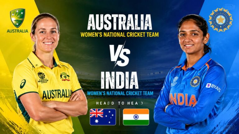 Australia Women's National Cricket Team vs India Women's National Cricket Team Timeline