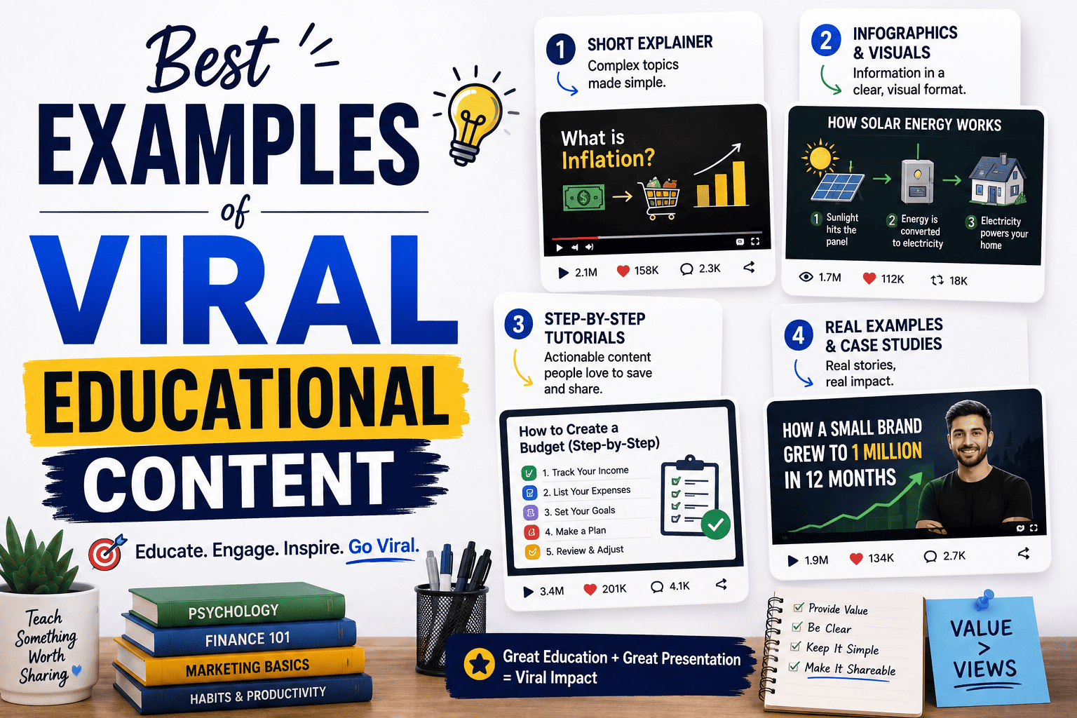 Best Examples of Viral Educational Content