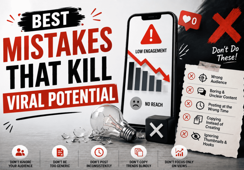 Best Mistakes That Kill Viral Potential
