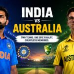 Australian Men’s Cricket Team vs India National Cricket Team Timeline