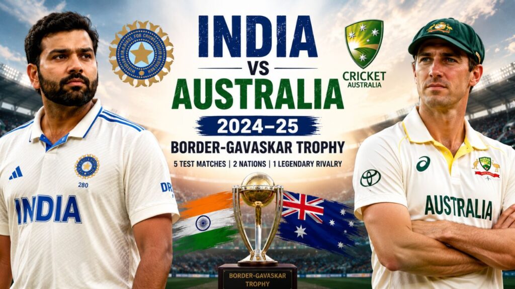 Australian Men’s Cricket Team vs India National Cricket Team Timeline