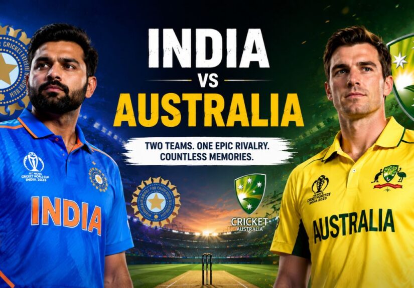 Australian Men’s Cricket Team vs India National Cricket Team Timeline