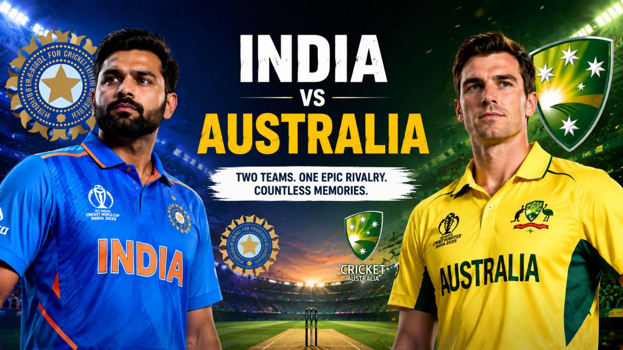 Australian Men’s Cricket Team vs India National Cricket Team Timeline