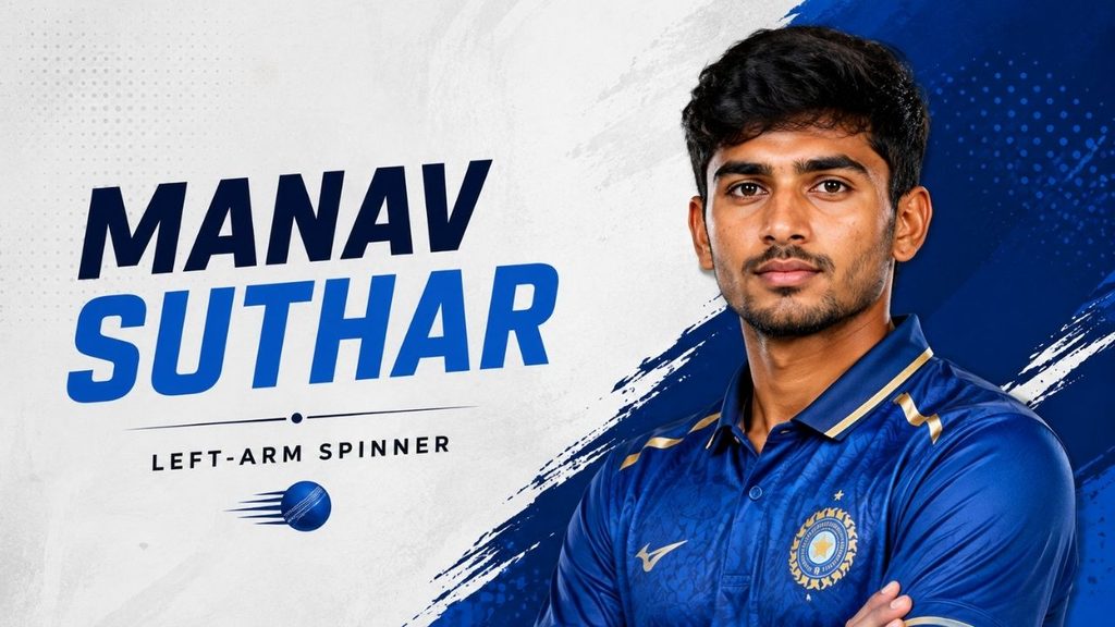 Manav Suthar Jersey Number