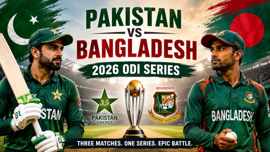 Pakistan vs Bangladesh 2026 ODI Series 