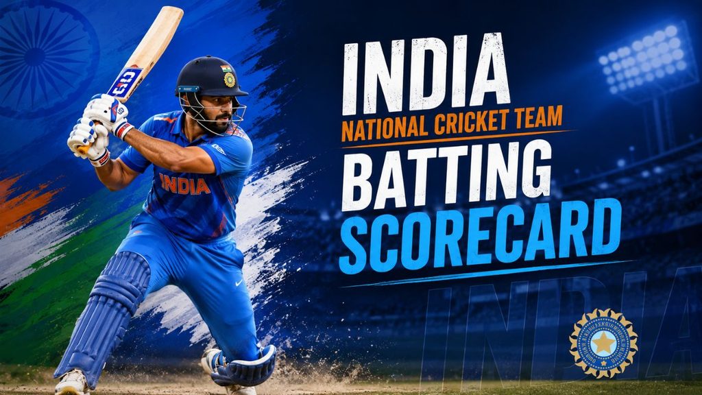 West Indies Cricket Team vs India National Cricket Team Match Scorecard