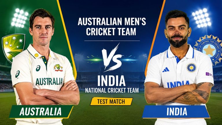 Australian Men’s Cricket Team vs India National Cricket Team Match Scorecard