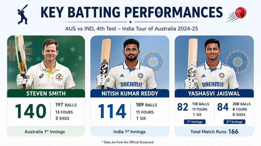 Australian Men’s Cricket Team vs India National Cricket Team Match Scorecard