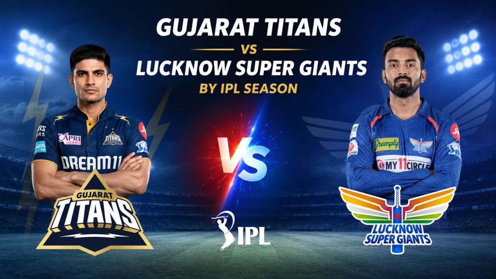Gujarat Titans vs Lucknow Super Giants Timeline