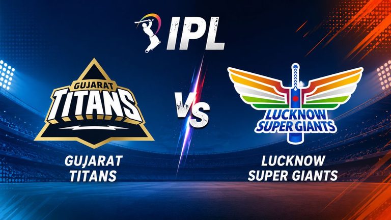 Gujarat Titans vs Lucknow Super Giants Timeline