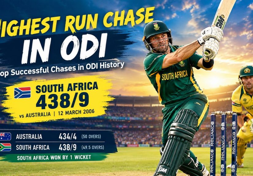 Highest Run Chase in ODI 2026