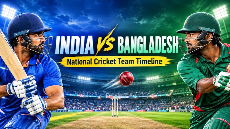 India National Cricket Team vs Bangladesh National Cricket Team Timeline