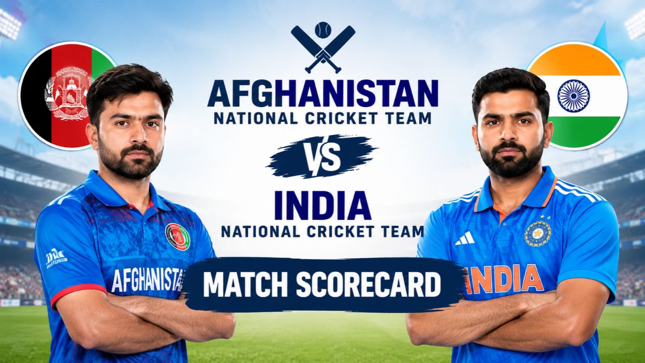 Afghanistan National Cricket Team vs India National Cricket Team Match Scorecard