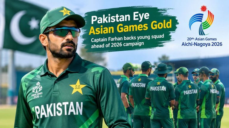 Captain Farhan Confident as Pakistan Prepare for Asian Games 2026