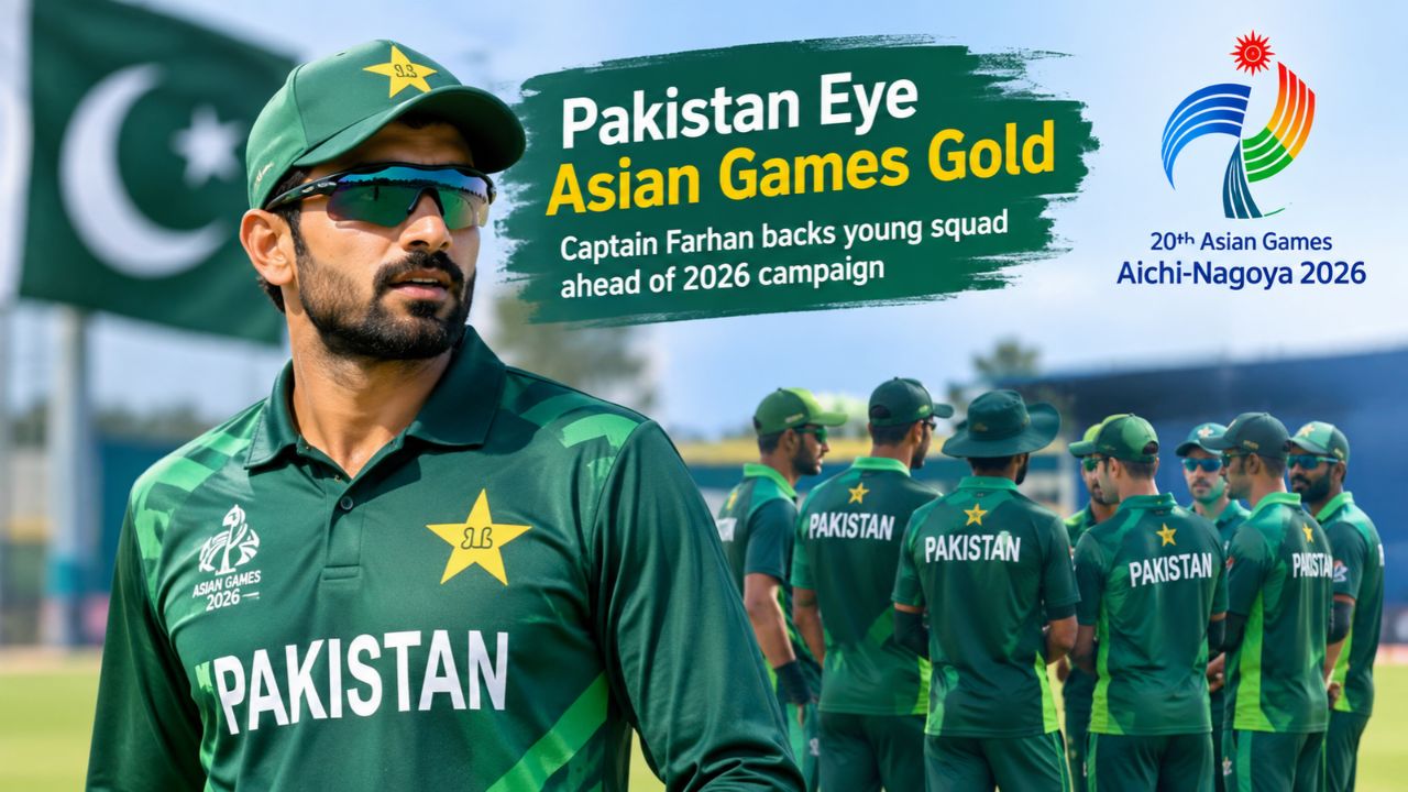 Captain Farhan Confident as Pakistan Prepare for Asian Games 2026