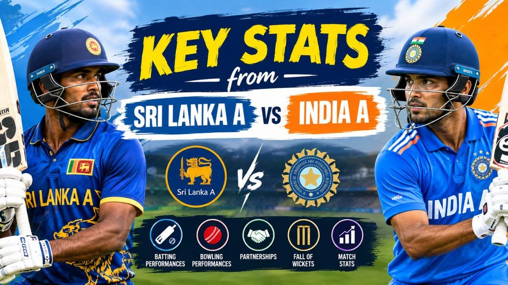 Key Stats from Sri Lanka A vs India A